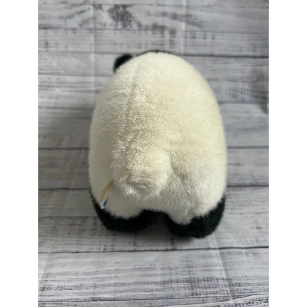 Kinderfriends Importoys Panda Bear Plush Vintage Stuffed Animal Black White 14in - Picture 3 of 7